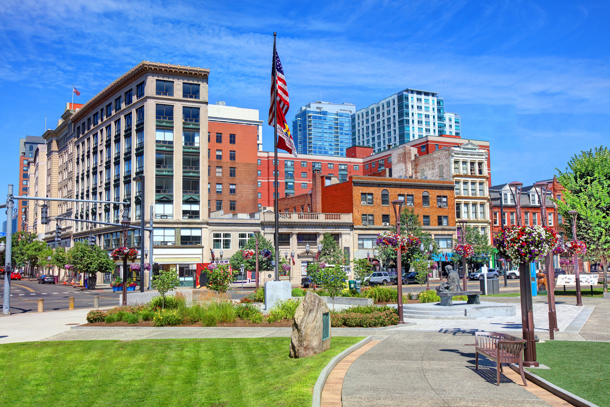 Panoramic Image of Stamford, CT